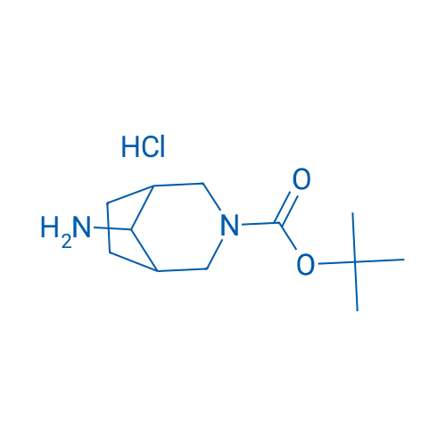 8-Amino-3-aza-bicyclo[3.2.1]octane-3-carboxylic acid tert-butyl ester hydrochloride 250mg