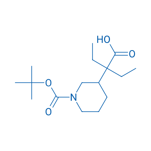 2-{1-[(tert-butoxy)carbonyl]piperidin-3-yl}-2-ethylbutanoic acid 10g