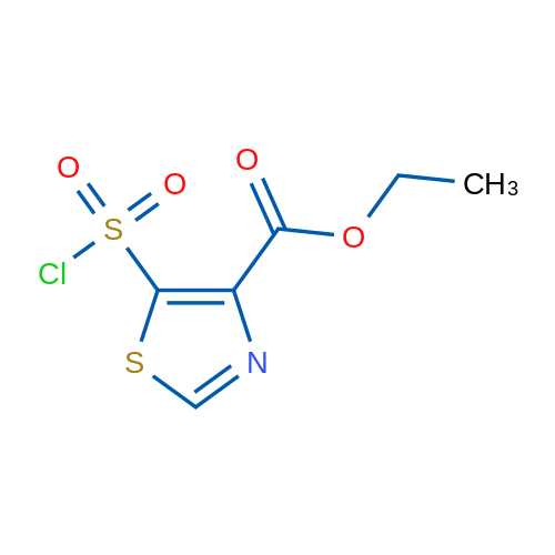Ethyl 5-(chlorosulfonyl)-1,3-thiazole-4-carboxylate 1g