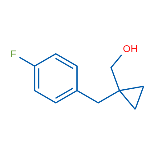 {1-[(4-fluorophenyl)methyl]cyclopropyl}methanol 50mg