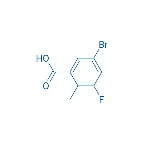5-Bromo-3-fluoro-2-methylbenzoic acid 1g