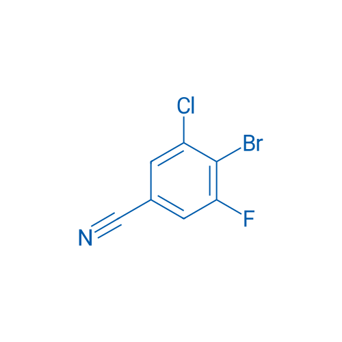 4-Bromo-3-chloro-5-fluorobenzonitrile 250mg