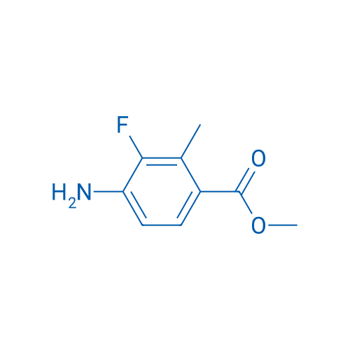Methyl 4-amino-3-fluoro-2-methylbenzoate 250mg