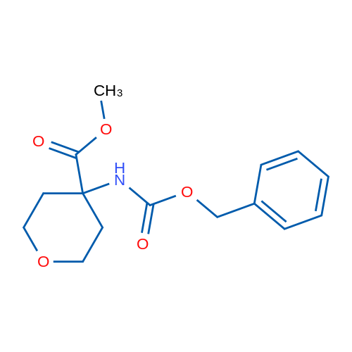 Methyl 4-(Cbz-amino)tetrahydropyran-4-carboxylate 1g