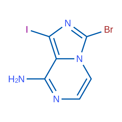 3-Bromo-1-iodoimidazo[1,5-a]pyrazin-8-amine 1g