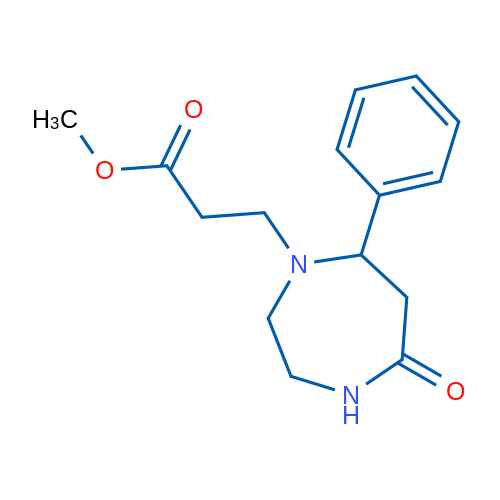 Methyl 3-(5-oxo-7-phenyl-1,4-diazepan-1-yl)propanoate 1g
