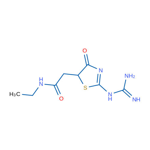 2-(2-([AMino(imino)methyl]amino)-4-oxo-4,5-dihydro-1,3-thiazol-5-yl)-n-ethylacetamide 1g