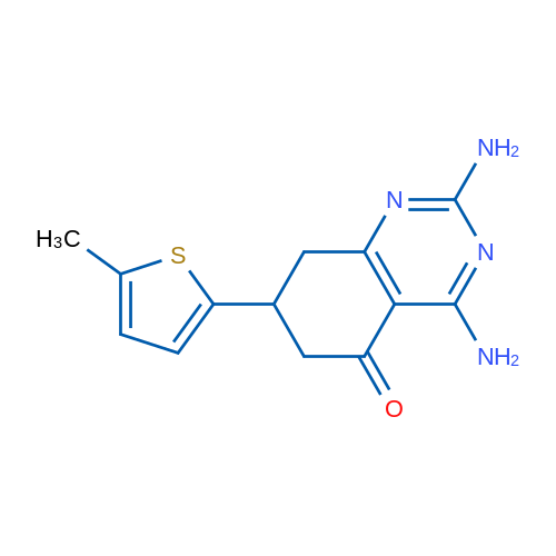 2,4-DIamino-7-(5-methyl-2-thienyl)-7,8-dihydroquinazolin-5(6h)-one 1g