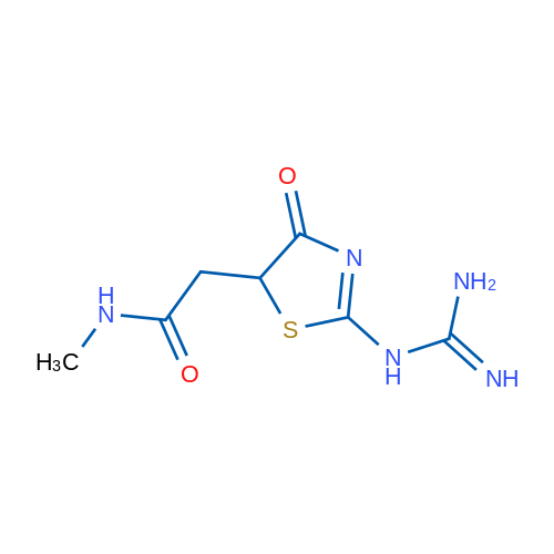 2-(2-([AMino(imino)methyl]amino)-4-oxo-4,5-dihydro-1,3-thiazol-5-yl)-n-methylacetamide 1g
