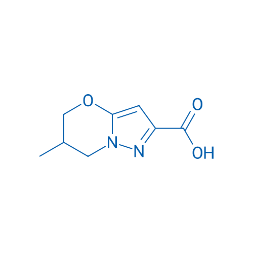 6-Methyl-6,7-dihydro-5H-pyrazolo[5,1-b][1,3]oxazine-2-carboxylic acid 250mg