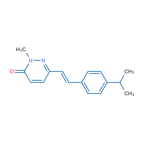 2-Methyl-6-[(E)-2-[4-(propan-2-yl)phenyl]ethenyl]-2,3-dihydropyridazin-3-one 1g