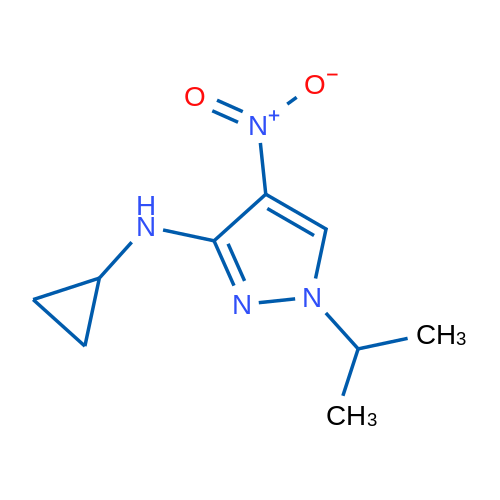 N-Cyclopropyl-1-isopropyl-4-nitro-1H-pyrazol-3-amine 1g