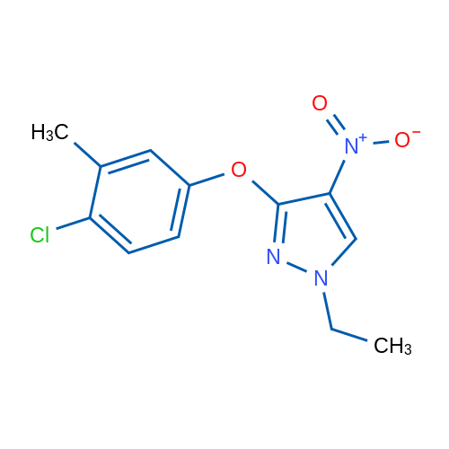 3-(4-Chloro-3-methylphenoxy)-1-ethyl-4-nitro-1H-pyrazole 5g