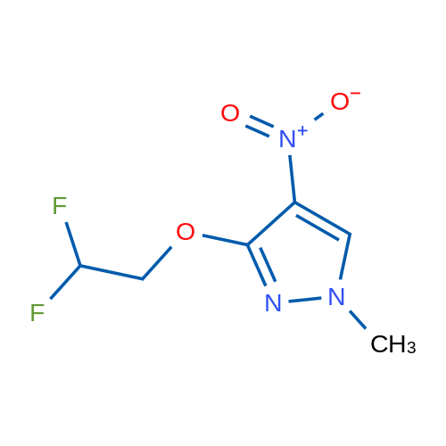 3-(2,2-Difluoroethoxy)-1-methyl-4-nitro-1H-pyrazole 1g