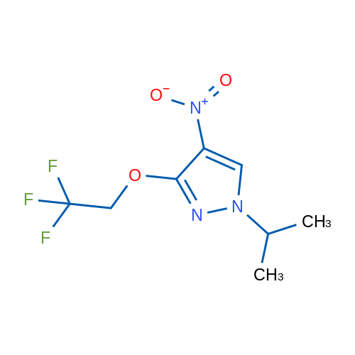 1-Isopropyl-4-nitro-3-(2,2,2-trifluoroethoxy)-1H-pyrazole 1g