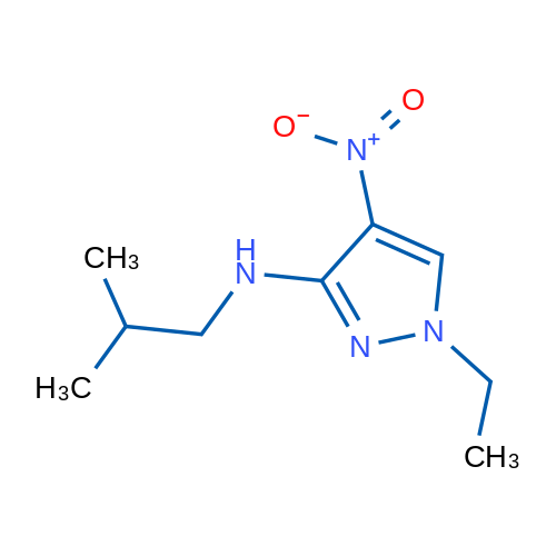 1-Ethyl-N-isobutyl-4-nitro-1H-pyrazol-3-amine 1g