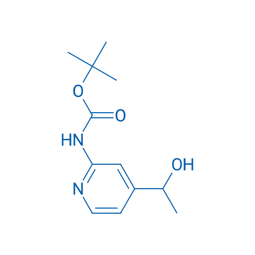tert-Butyl (4-(1-hydroxyethyl)pyridin-2-yl)carbamate 1g