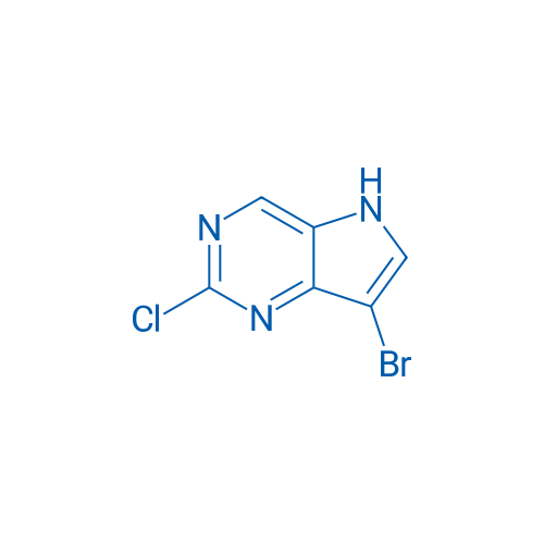 7-Bromo-2-chloro-5H-pyrrolo[3,2-d]pyrimidine 250mg