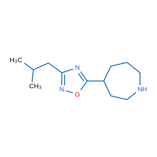5-(Azepan-4-yl)-3-isobutyl-1,2,4-oxadiazole 1g