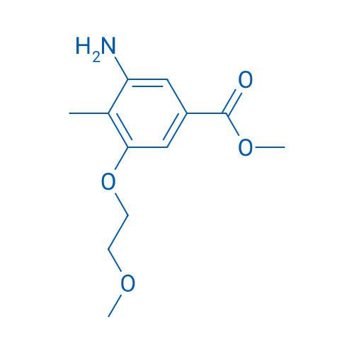 Methyl 3-amino-5-(2-methoxyethoxy)-4-methylbenzoate 1g