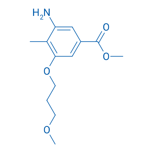 Methyl 3-amino-5-(3-methoxypropoxy)-4-methylbenzoate 1g