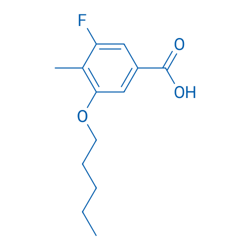 3-Fluoro-4-methyl-5-(pentyloxy)benzoic acid 1g