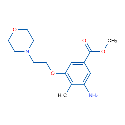 Methyl 3-amino-4-methyl-5-(2-morpholinoethoxy)benzoate 1g