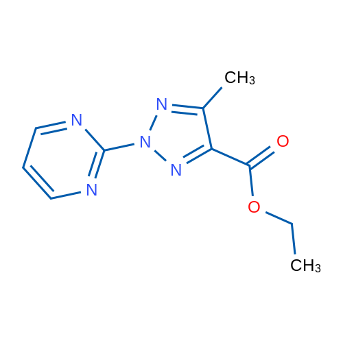 Ethyl 5-methyl-2-(pyrimidin-2-yl)-2H-1,2,3-triazole-4-carboxylate 1g