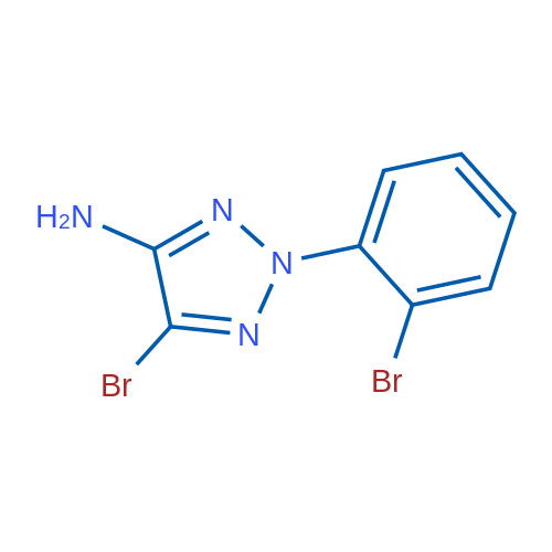 5-Bromo-2-(2-bromophenyl)-2H-1,2,3-triazol-4-amine 1g