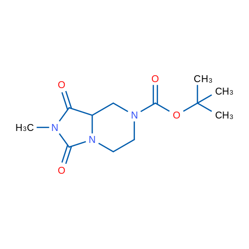 tert-Butyl 2-methyl-1,3-dioxohexahydroimidazo[1,5-a]pyrazine-7(1H)-carboxylate 5g
