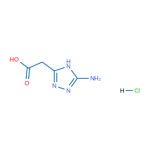2-(5-Amino-4H-1,2,4-triazol-3-yl)acetic acid hydrochloride 1g