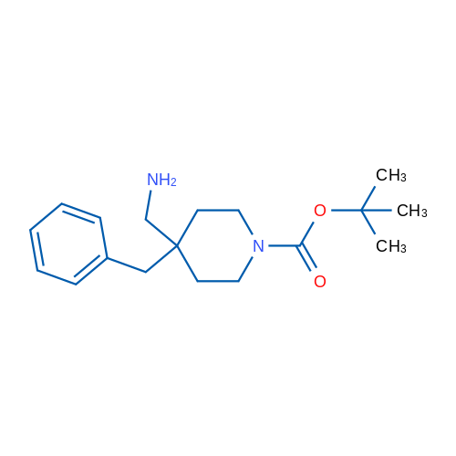 tert-Butyl 4-(aminomethyl)-4-benzylpiperidine-1-carboxylate 5g