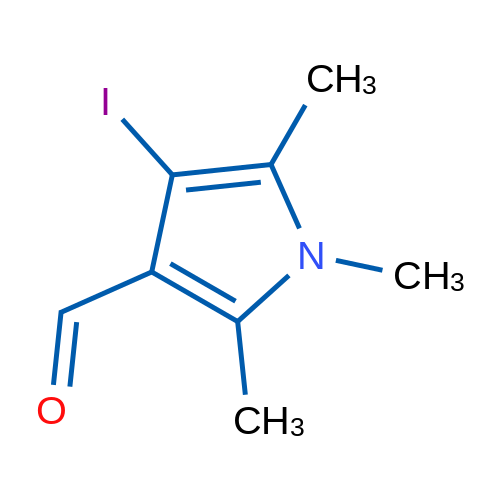 4-Iodo-1,2,5-trimethyl-1H-pyrrole-3-carbaldehyde 1g