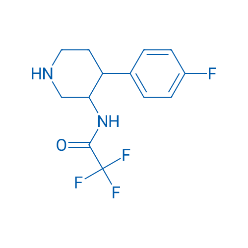 2,2,2-Trifluoro-N-[4-(4-fluorophenyl)piperidin-3-yl]acetamide 1g