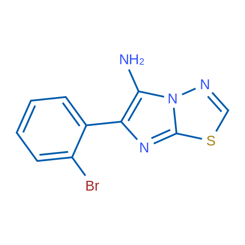 6-(2-Bromophenyl)imidazo[2,1-b][1,3,4]thiadiazol-5-amine 1g