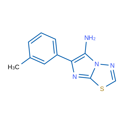 6-(3-Methylphenyl)imidazo[2,1-b][1,3,4]thiadiazol-5-amine 1g