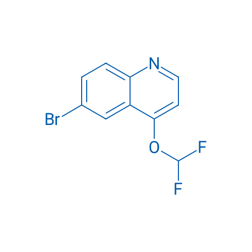 6-Bromo-4-(difluoromethoxy)quinoline 250mg