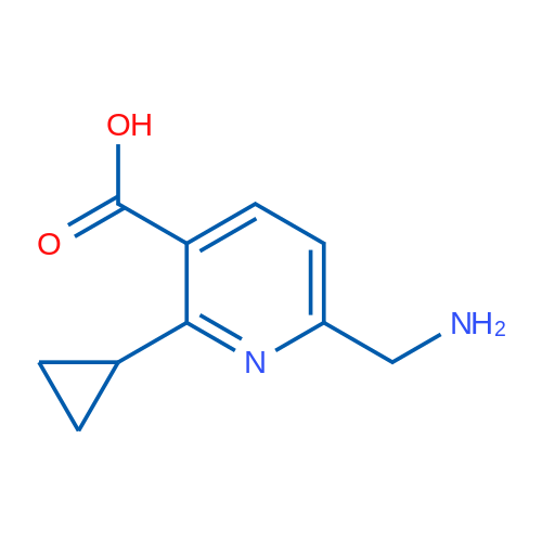 6-(Aminomethyl)-2-cyclopropylpyridine-3-carboxylic acid 1g