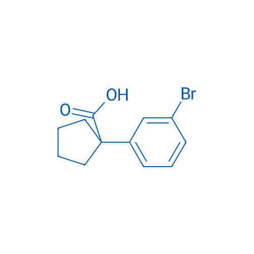 1-(3-Bromophenyl)cyclopentane-1-carboxylic acid 250mg