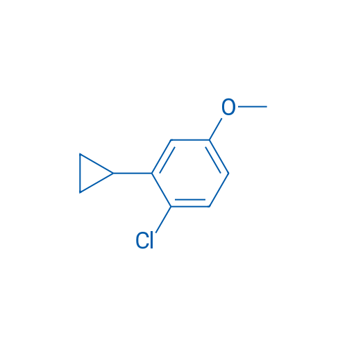 1-Chloro-2-cyclopropyl-4-methoxybenzene 250mg