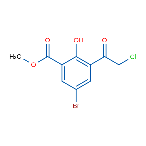 Methyl 5-Bromo-3-(2-chloroacetyl)-2-hydroxybenzoate 5g