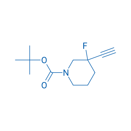 tert-Butyl 3-ethynyl-3-fluoropiperidine-1-carboxylate 250mg