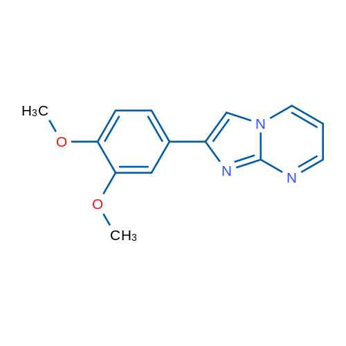 2-(3,4-Dimethoxyphenyl)imidazo[1,2-a]pyrimidine 1g