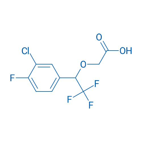 2-(1-(3-Chloro-4-fluorophenyl)-2,2,2-trifluoroethoxy)acetic acid 1g