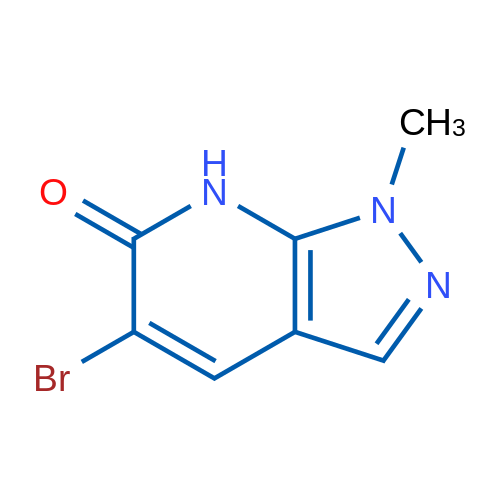 5-Bromo-1-methyl-1H-pyrazolo[3,4-b]pyridin-6(7H)-one 1g