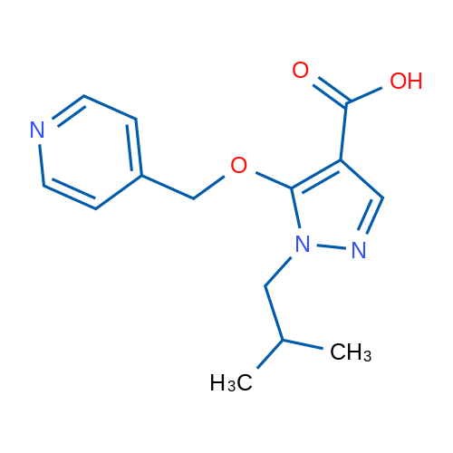 1-Isobutyl-5-(pyridin-4-ylmethoxy)-1H-pyrazole-4-carboxylic acid 1g
