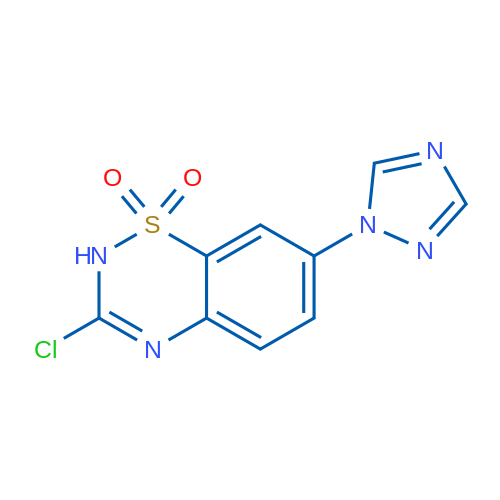 3-Chloro-7-(1H-1,2,4-triazol-1-yl)-2H-benzo[e][1,2,4]thiadiazine 1,1-dioxide 1g