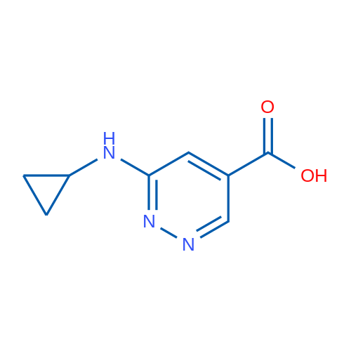 6-(Cyclopropylamino)pyridazine-4-carboxylic acid 10g