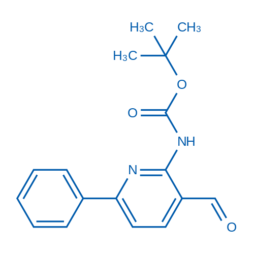 tert-Butyl (3-formyl-6-phenylpyridin-2-yl)carbamate 1g