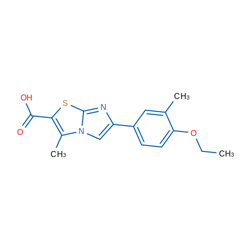 6-(4-Ethoxy-3-methylphenyl)-3-methylimidazo[2,1-b]thiazole-2-carboxylic acid 1g